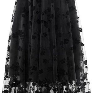 Skirts for Women Midi Long Length Dressy Casual Trendy Summer Tulle A-Line Flora